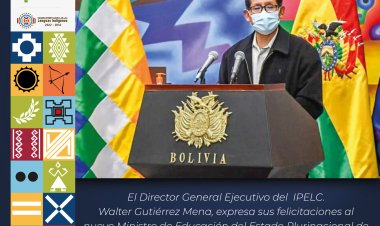 El presidente Luis Arce Catacora posesionó este viernes al Prof. Édgar Pary Chambi como nuevo Ministro de Educación