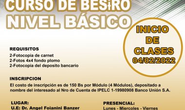 CURSO DE BESIRO MUNICIPIO DE PAILON