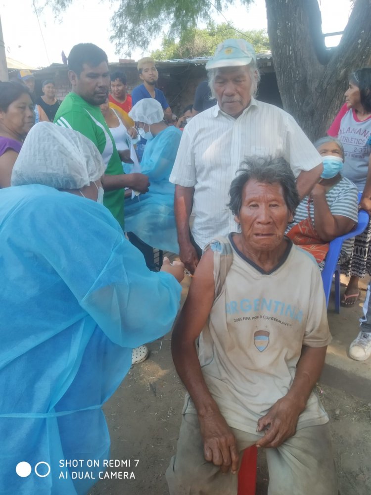 ILC-AYOREO PARTICIPO DE LA CAMPAÑA PARA  VACUNAR A LOS ANCIANOS Y NIÑOS CON LA VACUNA DEL COVID 19