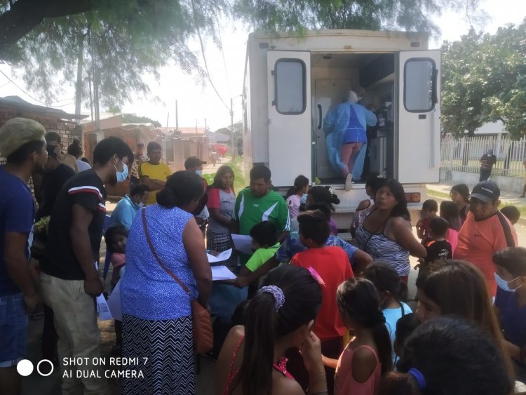 ILC-AYOREO PARTICIPO DE LA CAMPAÑA PARA  VACUNAR A LOS ANCIANOS Y NIÑOS CON LA VACUNA DEL COVID 19