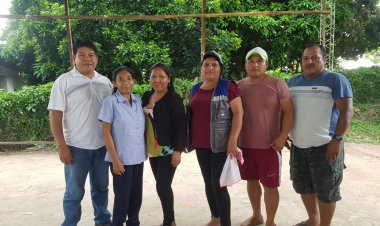 Reunion de informacion  y coordinacion con autoridades sobre el desarrollo de la Lengua y Cultura Gwarayu en el Municipio de El Puente