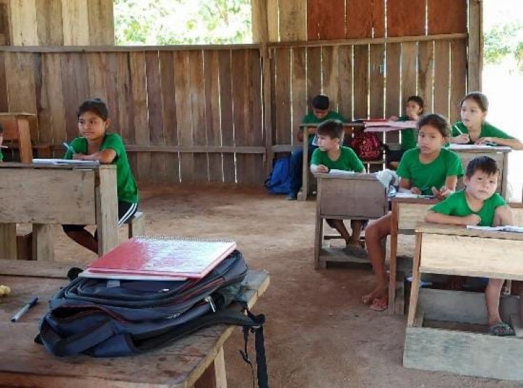 ACTIVIDADES REALIZADAS CON LOS NIÑOS APRENDIEDO EL IDIOMA GUARASUWE