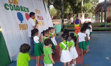 Inicio de Actividades en el NIDO BILINGUE INSTITUCIONAL del KINDER "MI DULCE HOGAR" en el PUEBLO GWARAYU