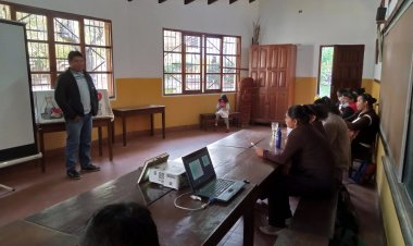 Coordinación y socialización del plan de acción con las maestras/os de la Unidad Educativa Madre Maria  Hueber