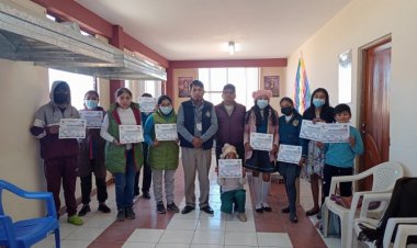 ILC AYMARA, ENTREGA CERTIFICADOS DE PARTICIPACIÓN DEL CURSO “CONOCIENDO NUESTRA CULTURA AYMARA”.