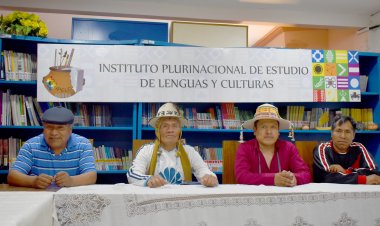 EL JILIRI APU MALLKU DEL CONAMAQ, RAMIRO JORGE CUCHO, VISITÓ LA OFICINA CENTRAL DEL IPELC.