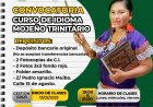 CONVOCATORIA CURSO DE IDIOMA MOJEÑO TRINITARIO DEL NIVEL BASICO