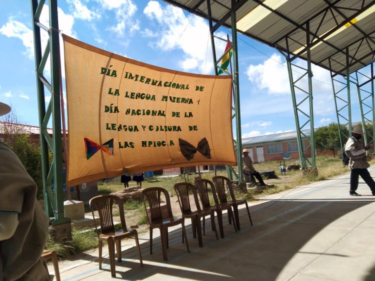 ACTO EN CONMEMORACION DIA INTERNACIONAL DE LA LENGUA MATERNA, DIA NACIONAL DE LAS LENGUAS Y CULTURAS DE LA NPIO y A