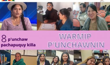 QHIRUSIK WASI KAY P'UNCHAWPI TUKUY WARMIKUNAMAN NAPAYKURIN