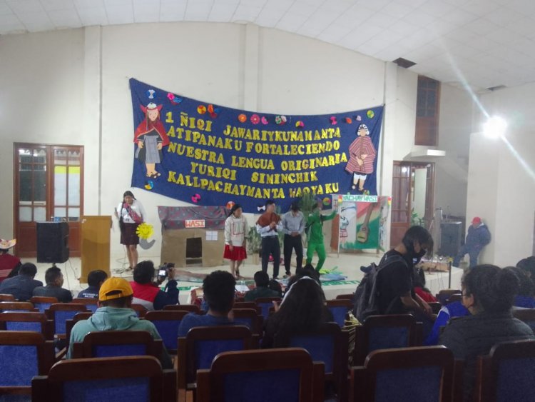 LOS TÉCNICOS DEL (ILCQ),  DESARROLLARON, EL PRIMER CONCURSO DE CUENTOS EN LA ESCRITURA  QUECHUA NORMALIZADA CON  ESTUDIANTES DE LAS ESFMs MARISCAL SUCRE,  FRANZ TAMAYO Y SIMÓN BOLIVAR.