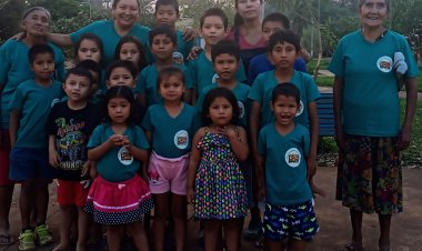 GAM BAURE APOYA CON UNIFORME A LOS NIÑOS Y NIÑAS DE LOS NIDOS LINGUISTICOS Y SABIAS HABLANTES DEL BAURE
