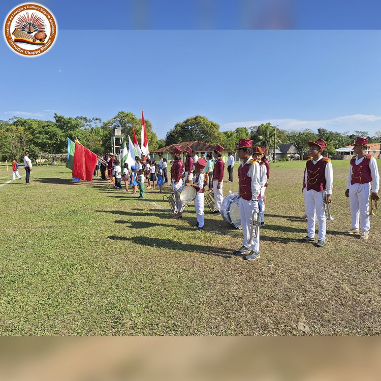 ILC MOJEÑO IGNACIANO RINDIENDO HOMENAJE ESTE 6 DE AGOSTO, COMUNIDAD SANTA RITA