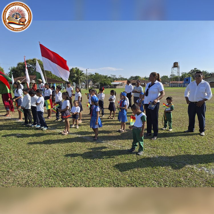 ILC MOJEÑO IGNACIANO RINDIENDO HOMENAJE ESTE 6 DE AGOSTO, COMUNIDAD SANTA RITA