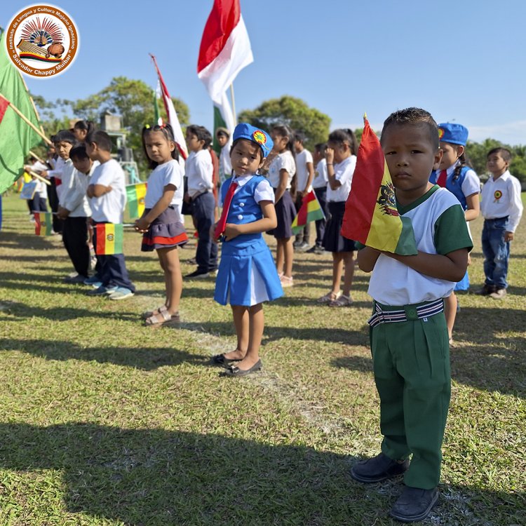 ILC MOJEÑO IGNACIANO RINDIENDO HOMENAJE ESTE 6 DE AGOSTO, COMUNIDAD SANTA RITA