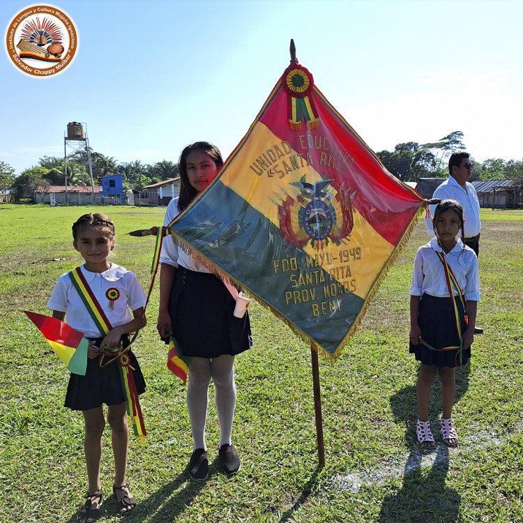 ILC MOJEÑO IGNACIANO RINDIENDO HOMENAJE ESTE 6 DE AGOSTO, COMUNIDAD SANTA RITA