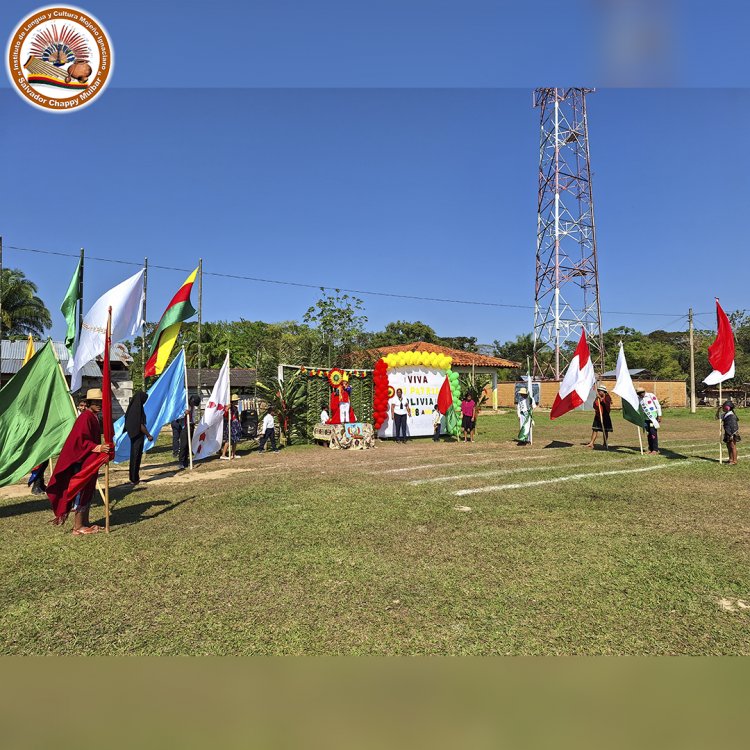 ILC MOJEÑO IGNACIANO RINDIENDO HOMENAJE ESTE 6 DE AGOSTO, COMUNIDAD SANTA RITA