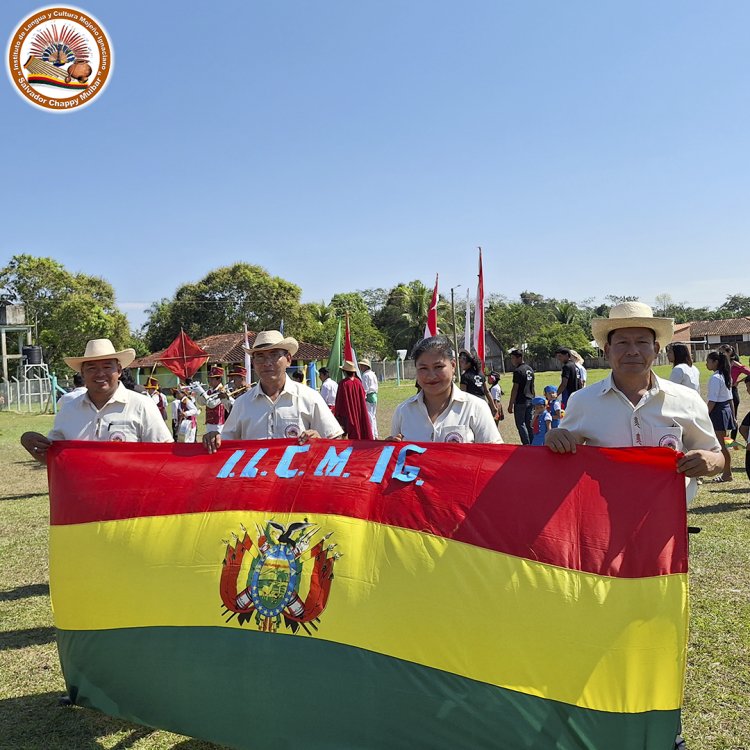 ILC MOJEÑO IGNACIANO RINDIENDO HOMENAJE ESTE 6 DE AGOSTO, COMUNIDAD SANTA RITA