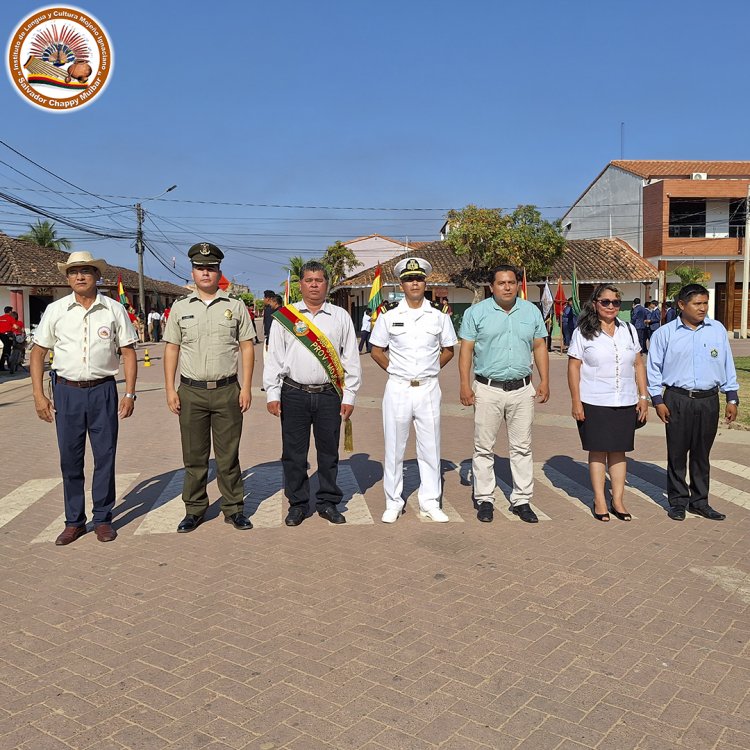 I.L.C. - MOJEÑO IGNACIANO PARTICIPO DEL ACTO CIVICO Y DESFILE EN CONMEMORACION AL 17 DE AGOSTO DIA DE LA BANDERA BOLIVIANA