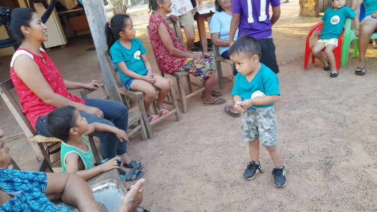 GAM BAURE APOYA CON UNIFORME A LOS NIÑOS Y NIÑAS DE LOS NIDOS LINGUISTICOS Y SABIAS HABLANTES DEL BAURE