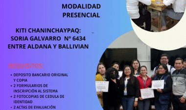 ORURO LLAQTAPI CHANINCHAY KANQA (EVALUACION 13 DE OCTUBRE EN MODALIDAD PRESENCIAL EN LA CIUDAD DE ORURO)