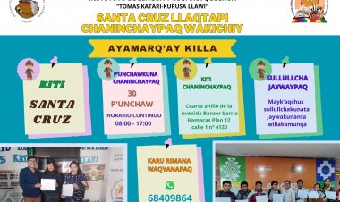 AYAMARQ'AY KILLAPI CHANINCHAY WAKICHI "CRONOGRAMA DE EVALUACIONES PARA EL MES DE NOVIEMBRE EN LA CIUDAD DE SANTA CRUZ"