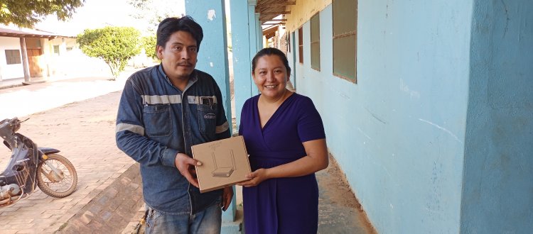 EL ILC BAURE YA CUENTA CON COBERTURA DE FIBRA ÓPTICA DE INTERNET GRACIAS A LA GESTION DEL INSTITUTO PLURINACIONAL DE ESTUDIOS DE LENGUA Y CULTURA IPELC.