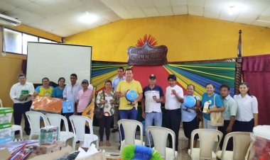 EL GOBIERNO MUNICIPAL DE BAURES REALIZA LA ENTREGA DE MATERIAL DE ESCRITORIO Y DE LIMPIEZA AL INSTITUTO DE LENGUA Y CULTURA BAURE