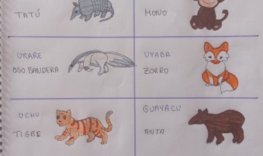 CONOCIENDO ALGUNOS ANIMALES EN IDIOMA ORIGINARIO ITONAMA