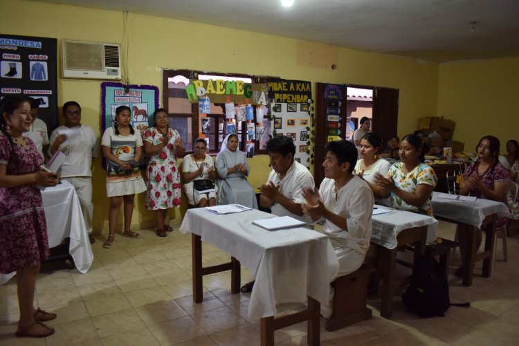 Feria de valoración del curso de lengua guarayu se realizó con éxito en Ascensión