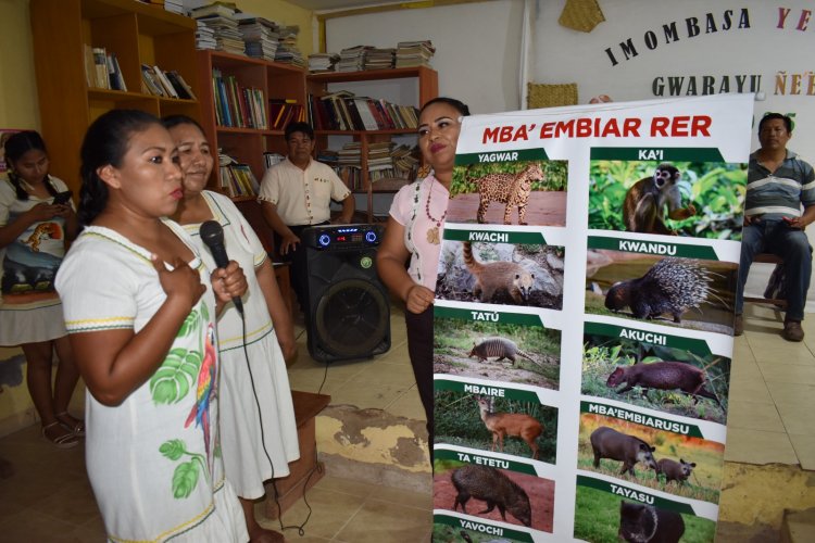 Feria de valoración del curso de lengua guarayu se realizó con éxito en Ascensión