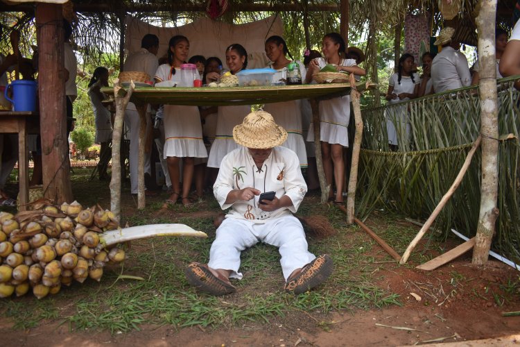 Actividades del ILC-GWARAYU en la celebración del Día de la Tradición en el Distrito de Urubicha