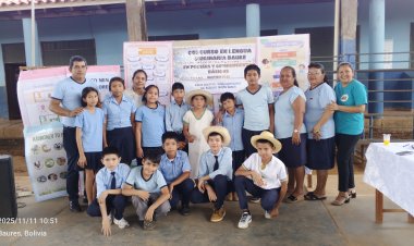 CONCURSO ESTUDIANTIL EN LENGUA ORIGNARIA BAURE, U.E RODOLFO DURÁN SOSSA