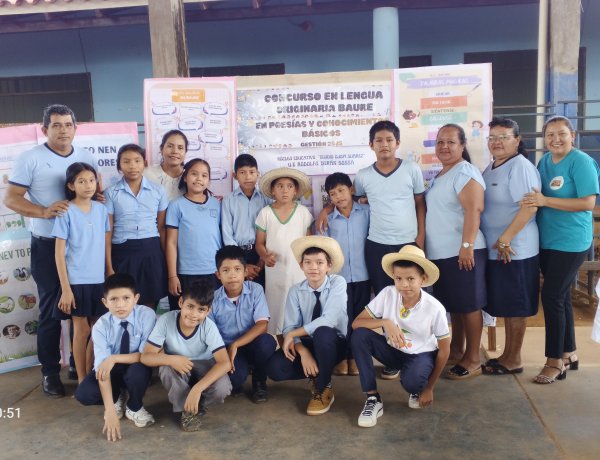 CONCURSO ESTUDIANTIL EN LENGUA ORIGNARIA BAURE, U.E RODOLFO DURÁN SOSSA