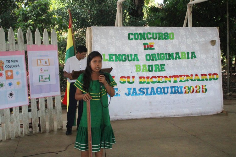 ILC-BAURE - IPELC, CONCURSO ESTUDIANTIL EN LENGUA ORIGINARIA BAURE: POESÍAS Y CONOCIMIENTOS BÁSICOS DE  LA LENGUA BAURE