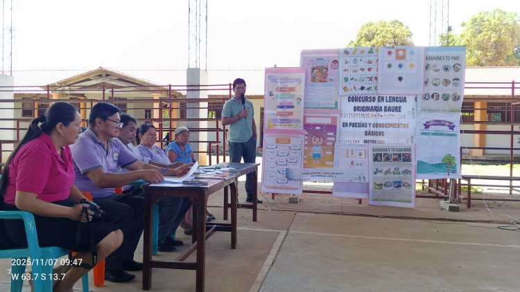 ILC-BAURE - IPELC, CONCURSO ESTUDIANTIL EN LENGUA ORIGINARIA BAURE: POESÍAS Y CONOCIMIENTOS BÁSICOS DE LA LENGUA BAURE