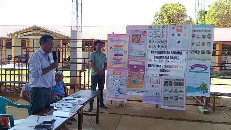 ILC-BAURE - IPELC, CONCURSO ESTUDIANTIL EN LENGUA ORIGINARIA BAURE: POESÍAS Y CONOCIMIENTOS BÁSICOS DE LA LENGUA BAURE