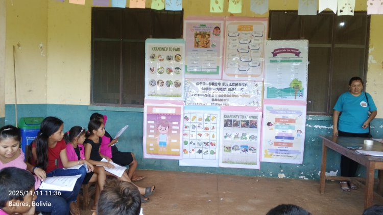 CONCURSO ESTUDIANTIL EN LENGUA ORIGINARIA BAURE: POESÍAS Y CONOCIMIENTOS BÁSICOS DE LA LENGUA BAURE, U.E LA ALTAGRACIA