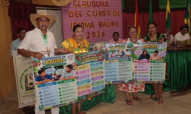 CLAUSURA DEL CURSO DE IDIOMA BAURE A NIVEL BÁSICO Y ENTREGA DE CERTIFICADOS